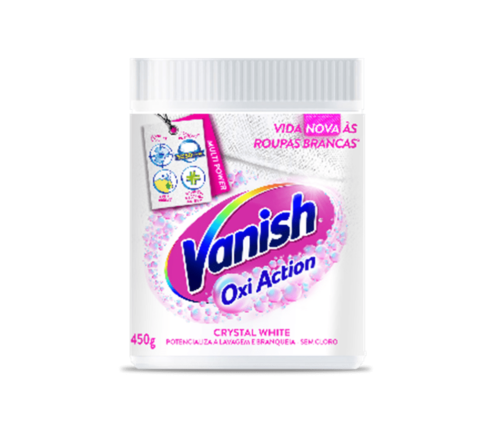 Vanish Oxi Action Crystal White Pó